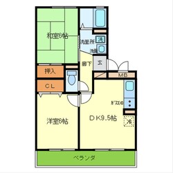 ピーチハイツ上町の物件間取画像